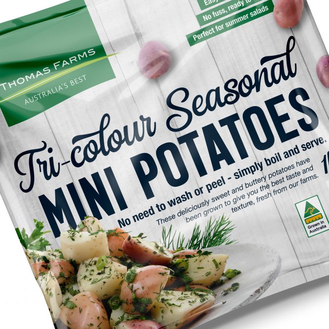Tri-colour Summer Mini Potatoes